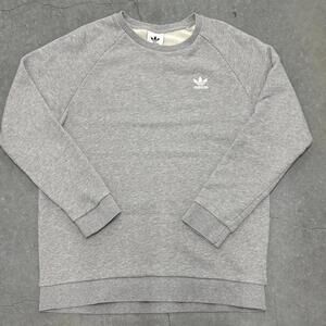 ADIDAS Silver Crewneck Sweater